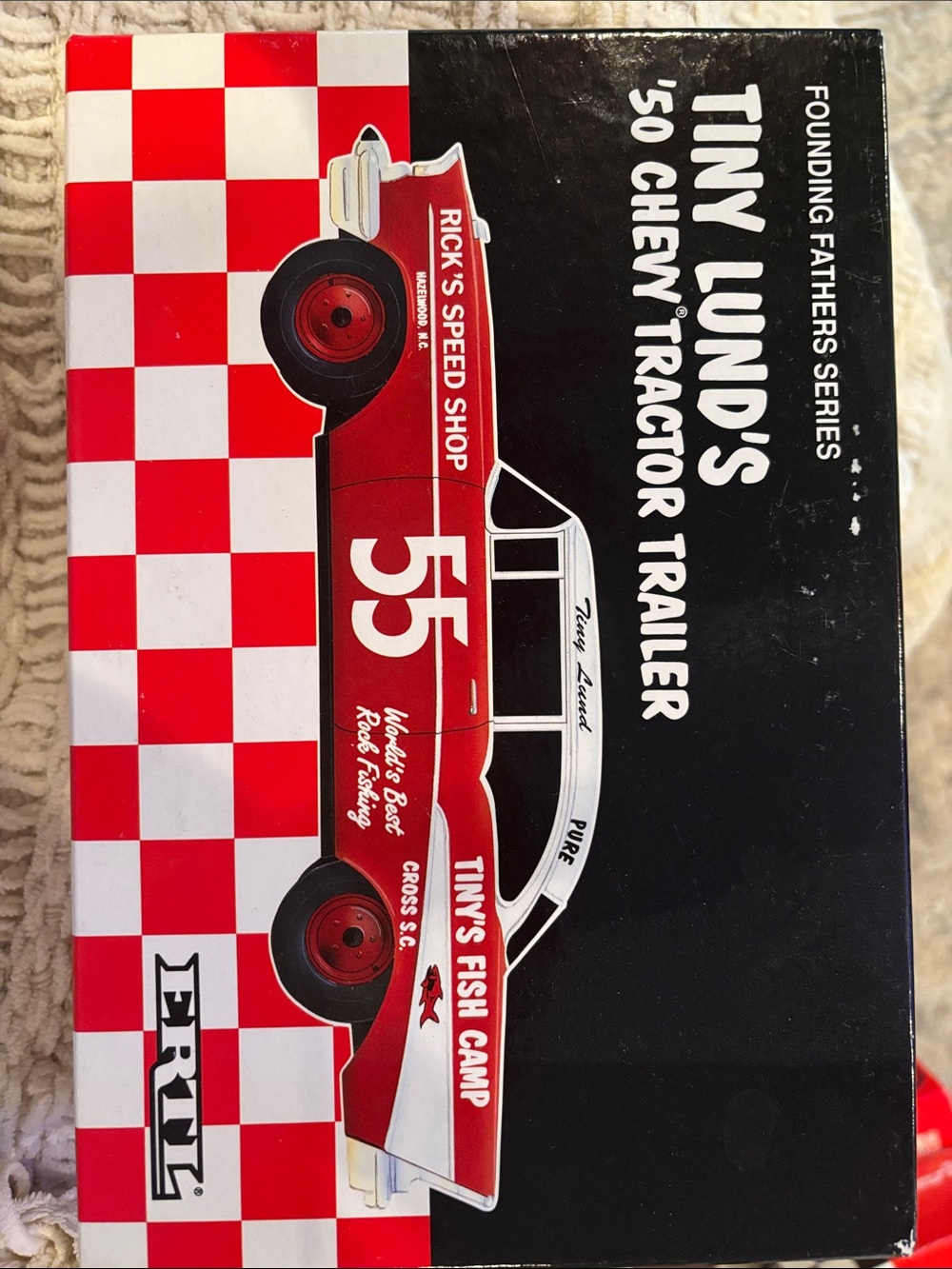 Tiny Lund's 50 Chevy Tractor Trailer Toy - Red by Ertl